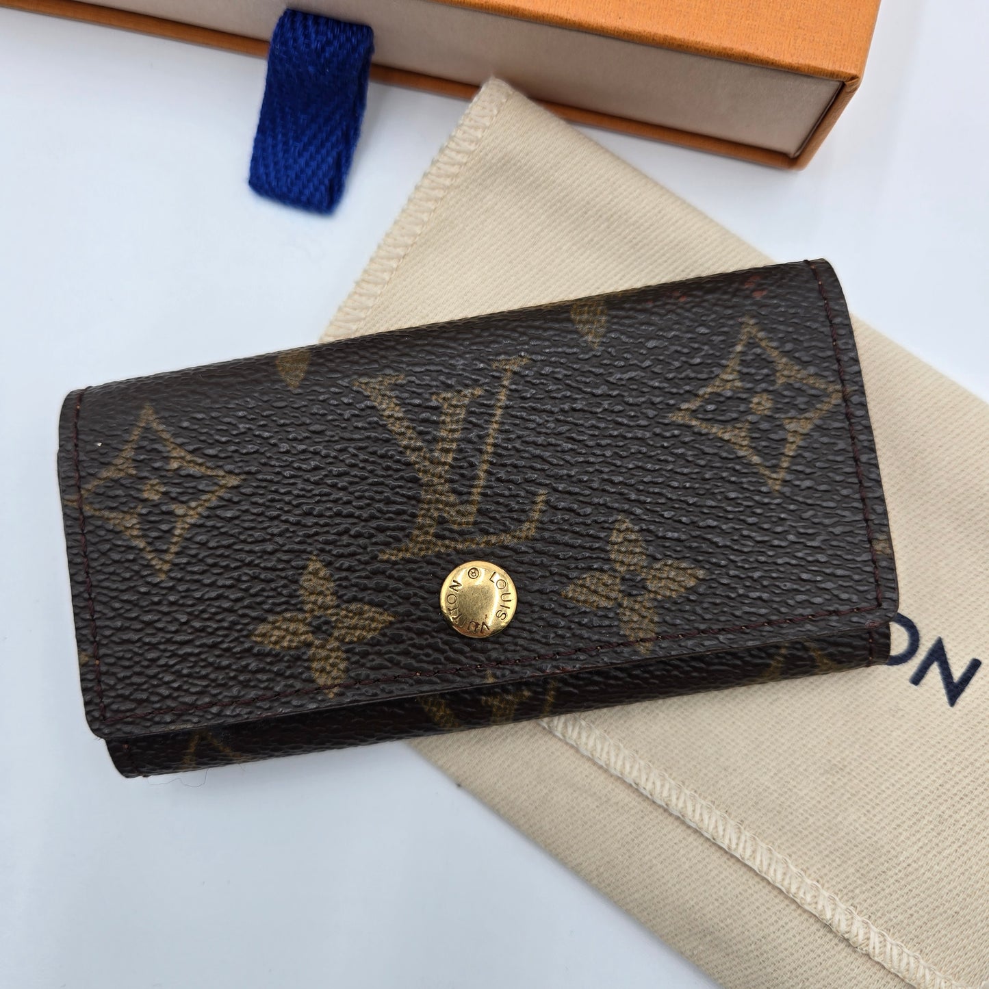 Louis Vuitton Monogram 4 Key Holder / Key Case