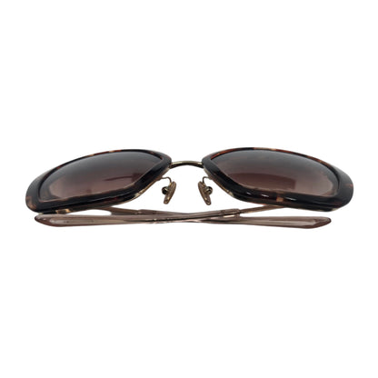 Prada Caramel Tortoise Brown Gradient Sunglasses