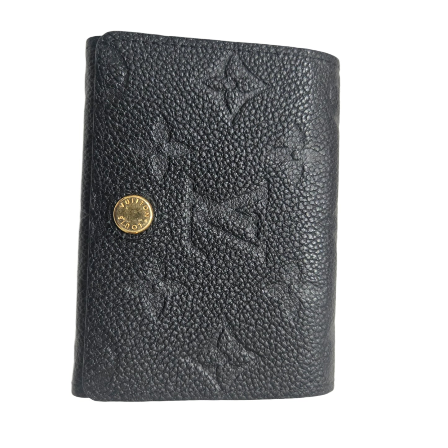 Louis Vuitton Wallet/Coin Case Monogram Empreinte Porte Monnaie Rosari Noir