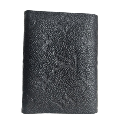 Louis Vuitton Wallet/Coin Case Monogram Empreinte Porte Monnaie Rosari Noir