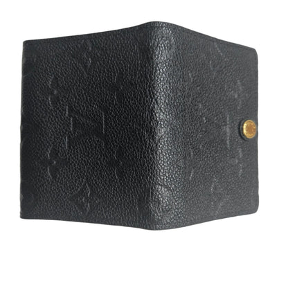 Louis Vuitton Wallet/Coin Case Monogram Empreinte Porte Monnaie Rosari Noir