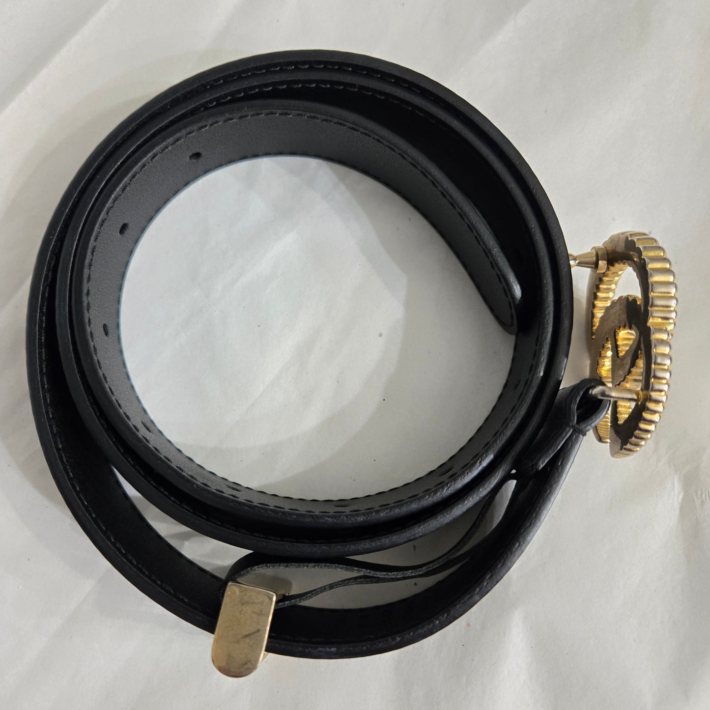 Gucci Interlocking G Belt Black - Like New!