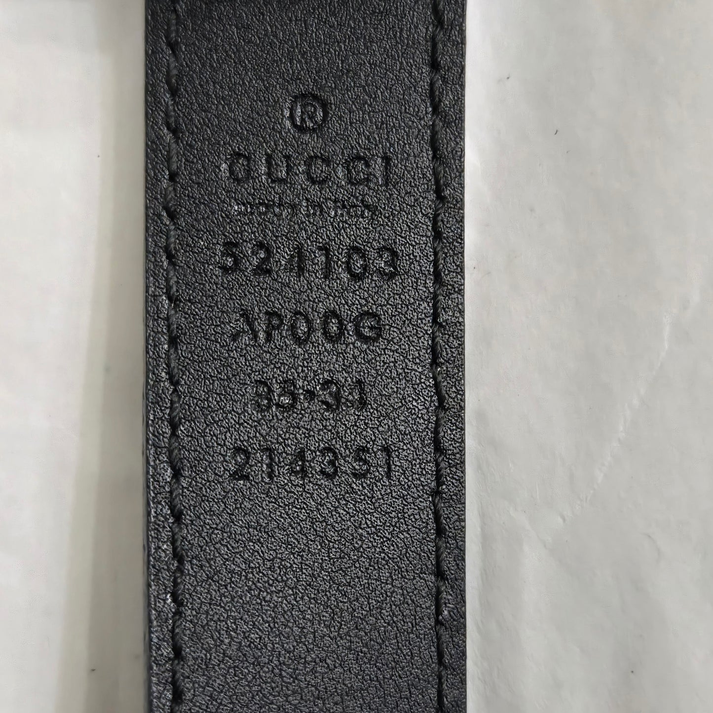 Gucci Interlocking G Belt Black - Like New!