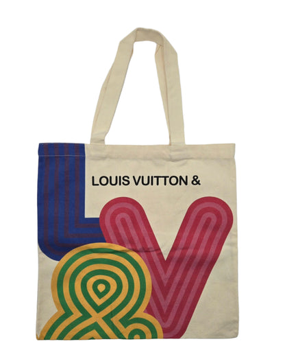 NEW - Louis Vuitton & Collaboration Exhibition City Tote Canvas Limited Edition from 2021-2022