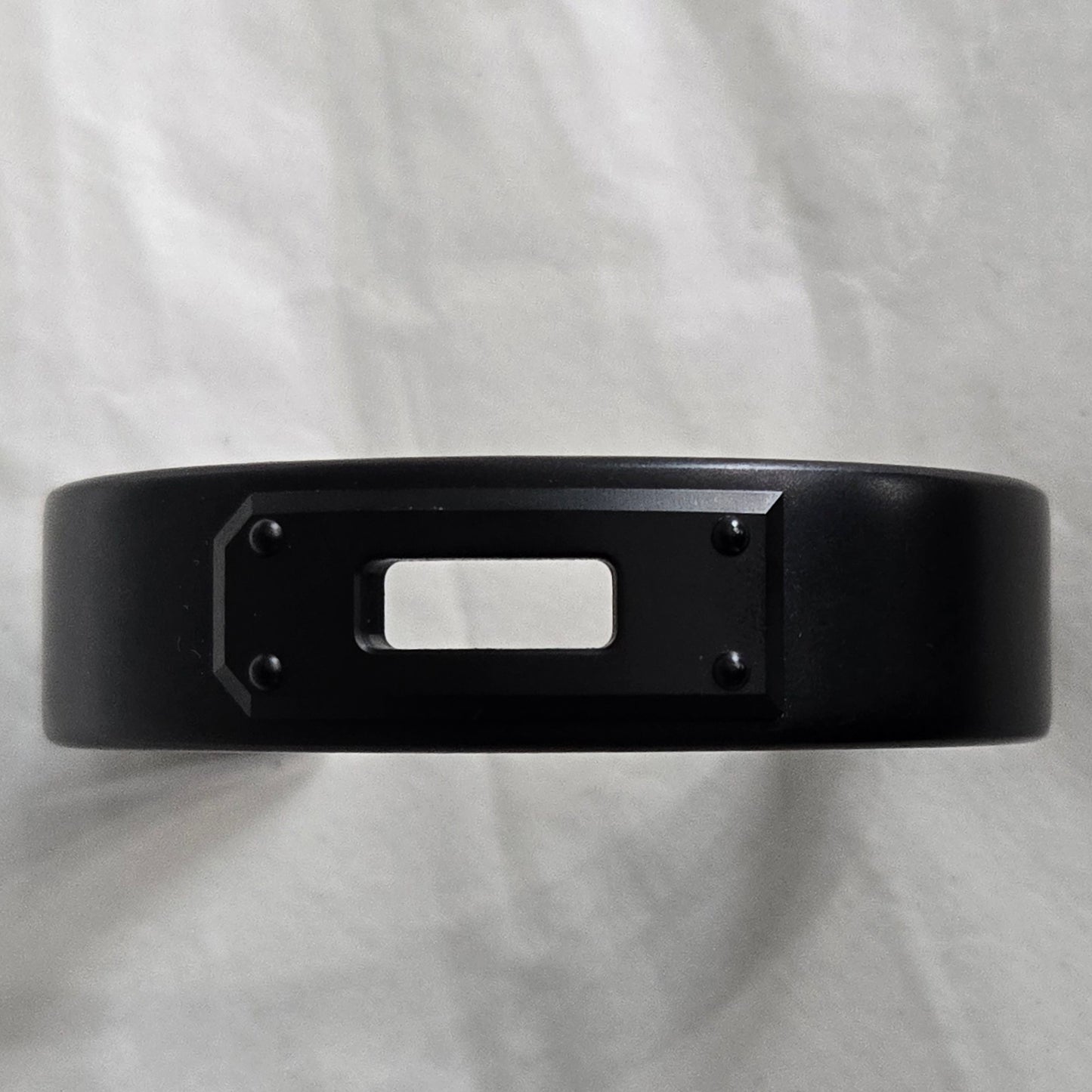 Hermes Kelly Aluminum Bangle Cuff Bracelet Black