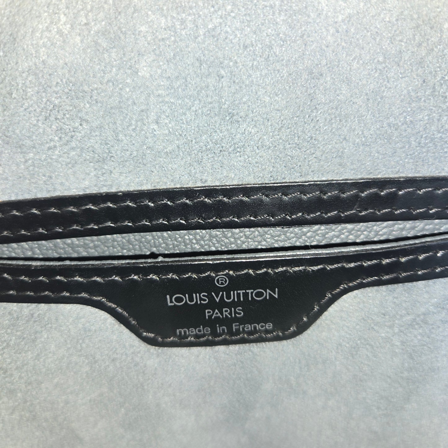 LOUIS VUITTON Mini Pochette Epi Leather Backpack Black