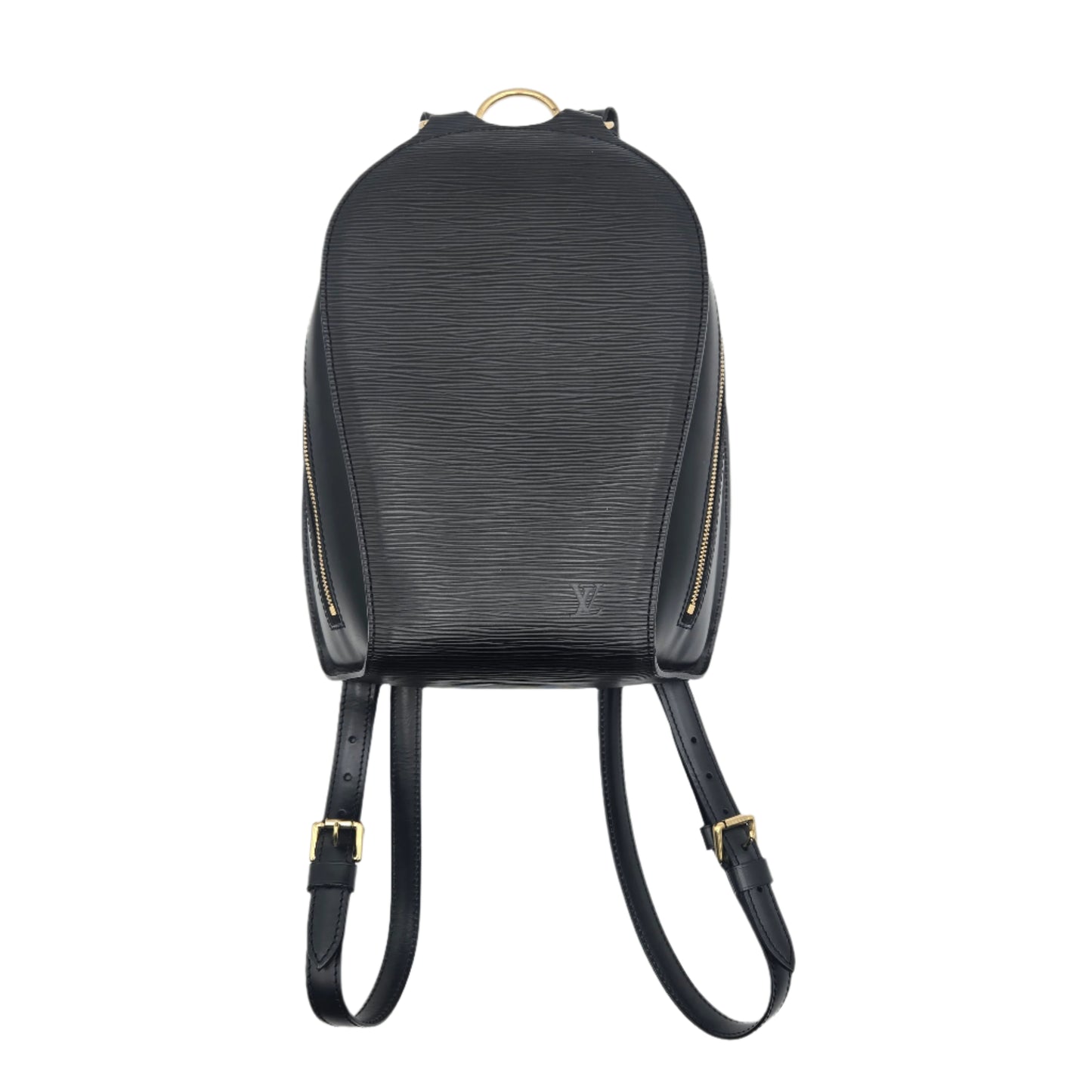 LOUIS VUITTON Mini Pochette Epi Leather Backpack Black