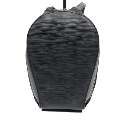 LOUIS VUITTON Mini Pochette Epi Leather Backpack Black