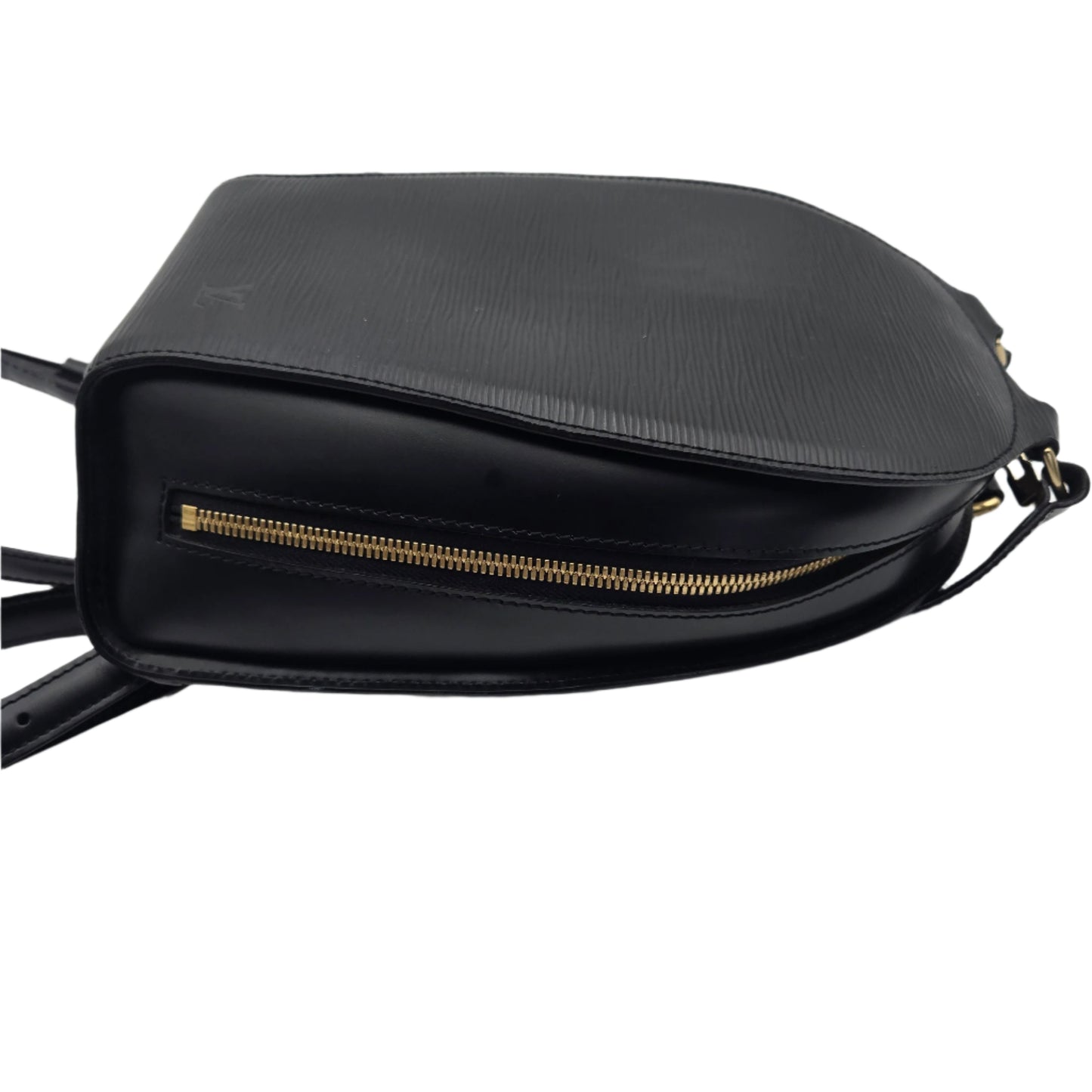 LOUIS VUITTON Mini Pochette Epi Leather Backpack Black