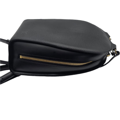 LOUIS VUITTON Mini Pochette Epi Leather Backpack Black