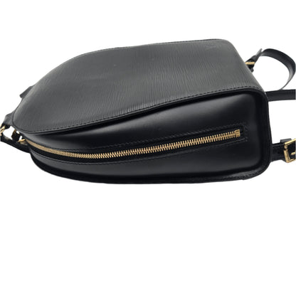 LOUIS VUITTON Mini Pochette Epi Leather Backpack Black