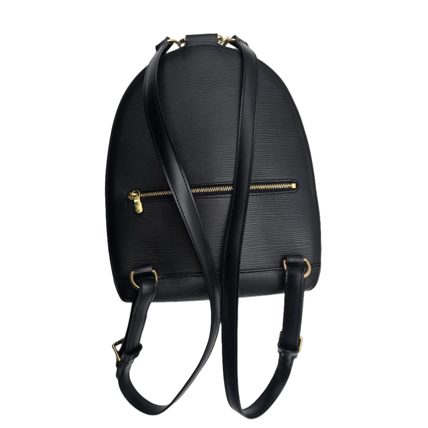 LOUIS VUITTON Mini Pochette Epi Leather Backpack Black