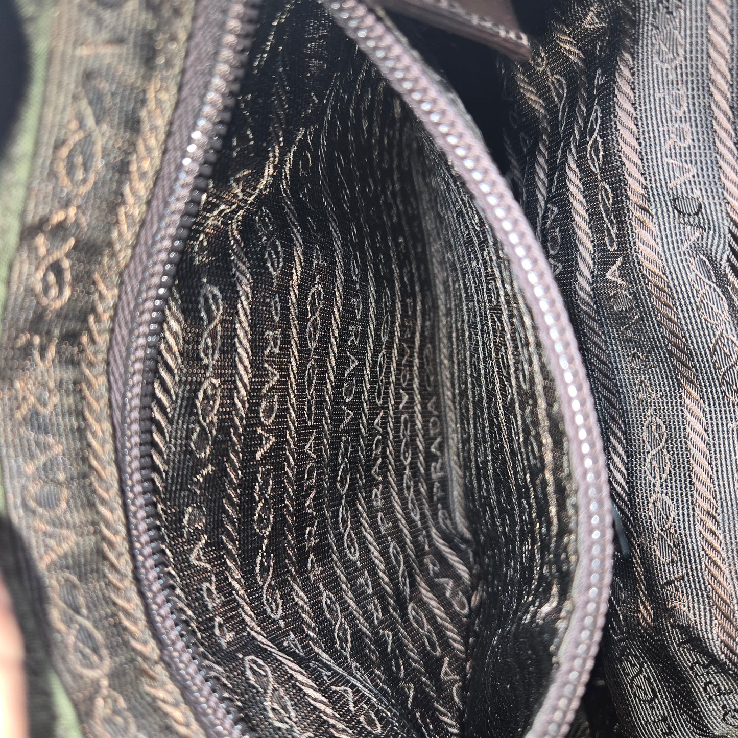 Prada Green Backpack Rucksack Nylon