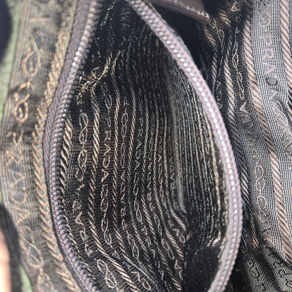 Prada Green Backpack Rucksack Nylon