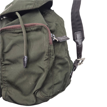 Prada Green Backpack Rucksack Nylon