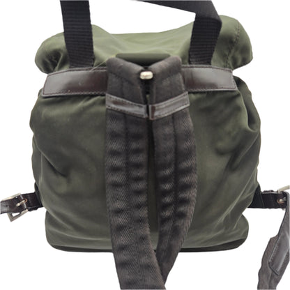 Prada Green Backpack Rucksack Nylon