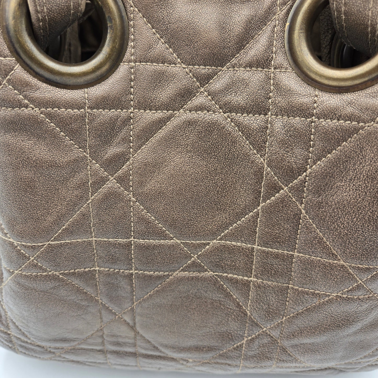 Christian Dior Cannage Bucket Bag - VINTAGE