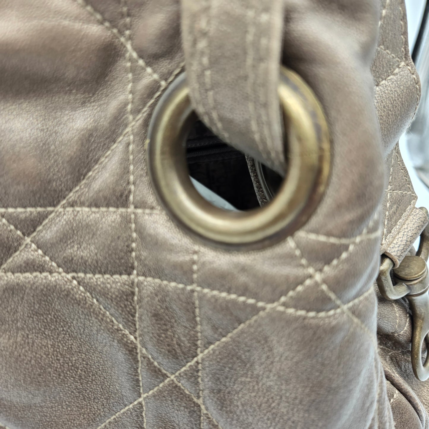 Christian Dior Cannage Bucket Bag - VINTAGE