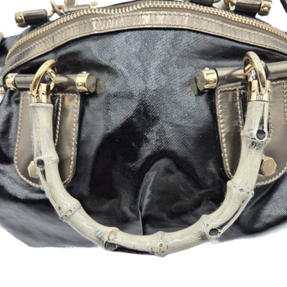 VINTAGE Gucci Pop Bamboo Medium Two-Way Bag