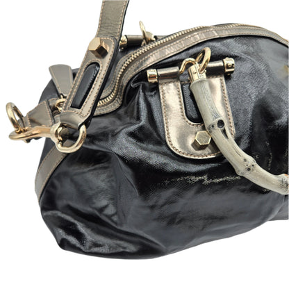 VINTAGE Gucci Pop Bamboo Medium Two-Way Bag