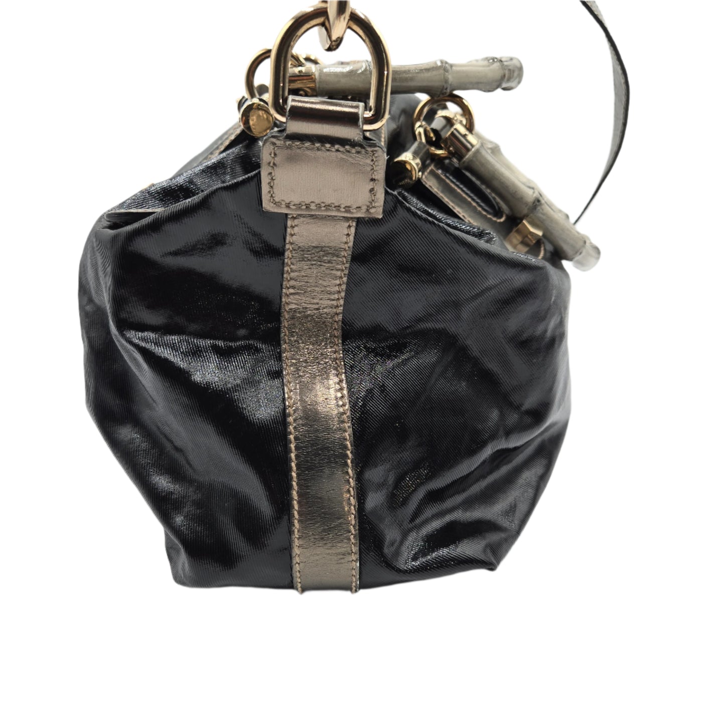 VINTAGE Gucci Pop Bamboo Medium Two-Way Bag