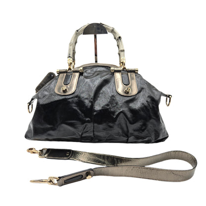 VINTAGE Gucci Pop Bamboo Medium Two-Way Bag