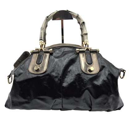 VINTAGE Gucci Pop Bamboo Medium Two-Way Bag