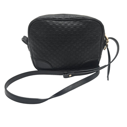 Gucci Microguccissima Leather Bree Black Crossbody