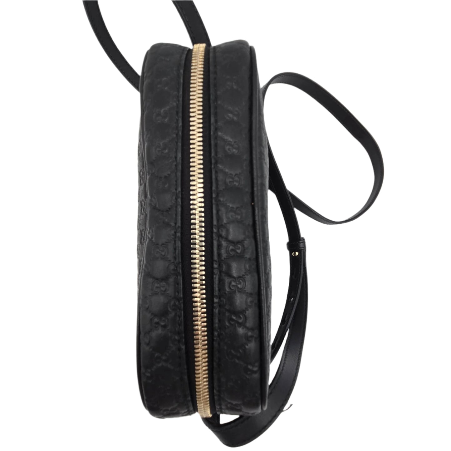 Gucci Microguccissima Leather Bree Black Crossbody