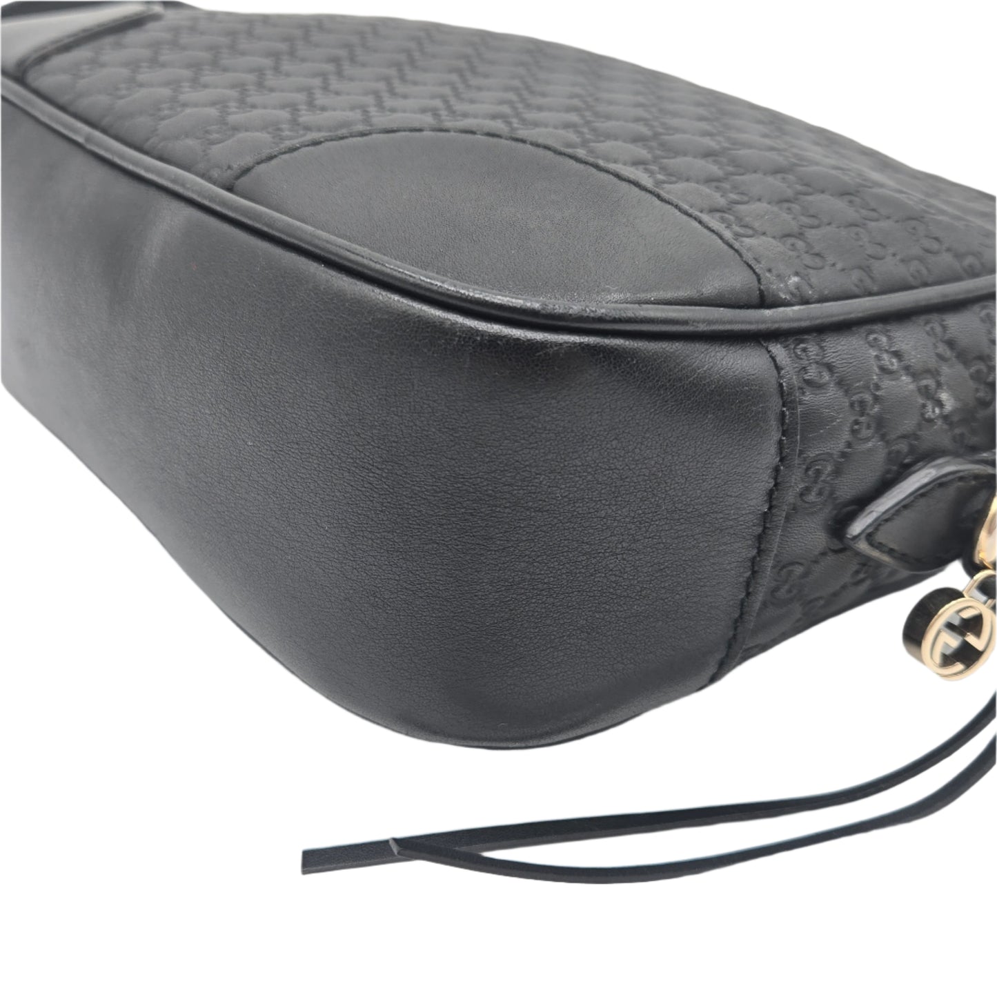 Gucci Microguccissima Leather Bree Black Crossbody