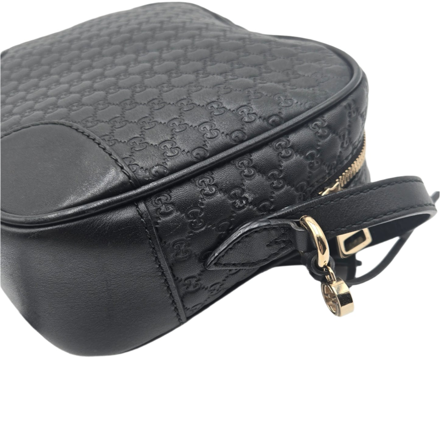 Gucci Microguccissima Leather Bree Black Crossbody