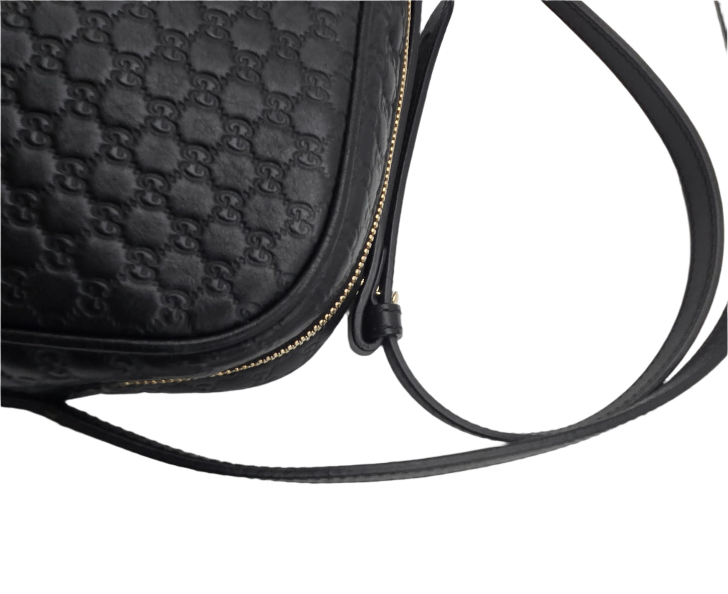 Gucci Microguccissima Leather Bree Black Crossbody