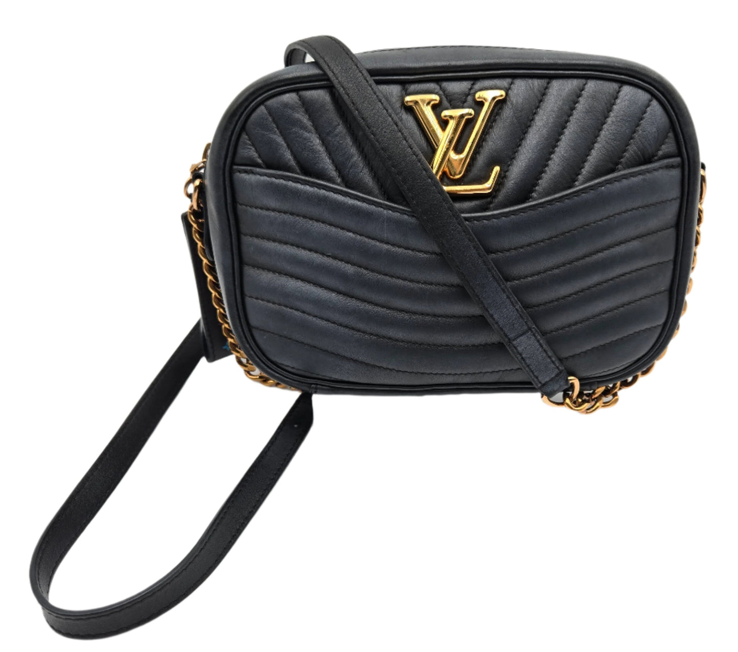 Louis Vuitton Black Camera Bag Wave Crossbody PM - LIMITED EDITION