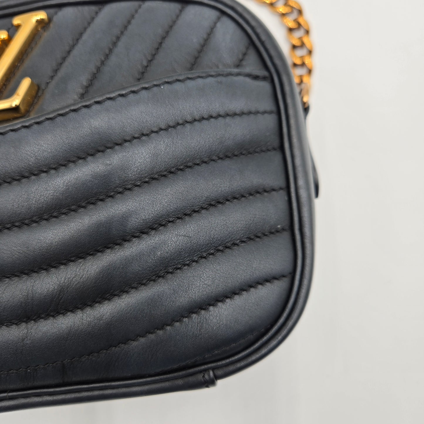 Louis Vuitton Black Camera Bag Wave Crossbody PM - LIMITED EDITION