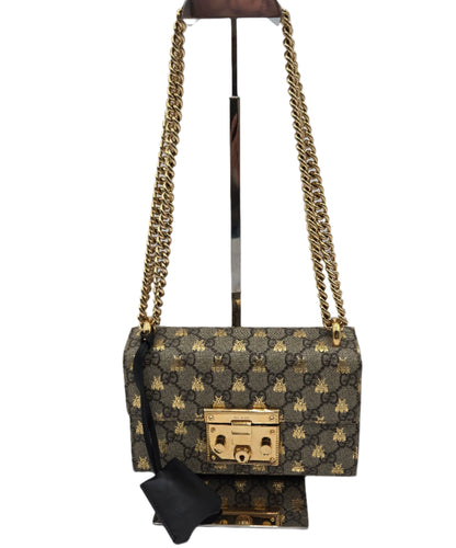 Gucci Small Padlock GG Bees 2-way Bag