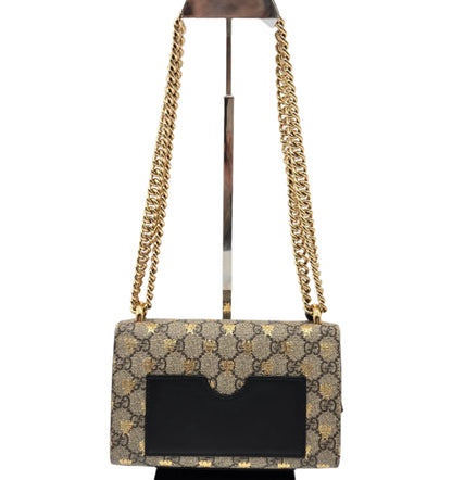 Gucci Small Padlock GG Bees 2-way Bag