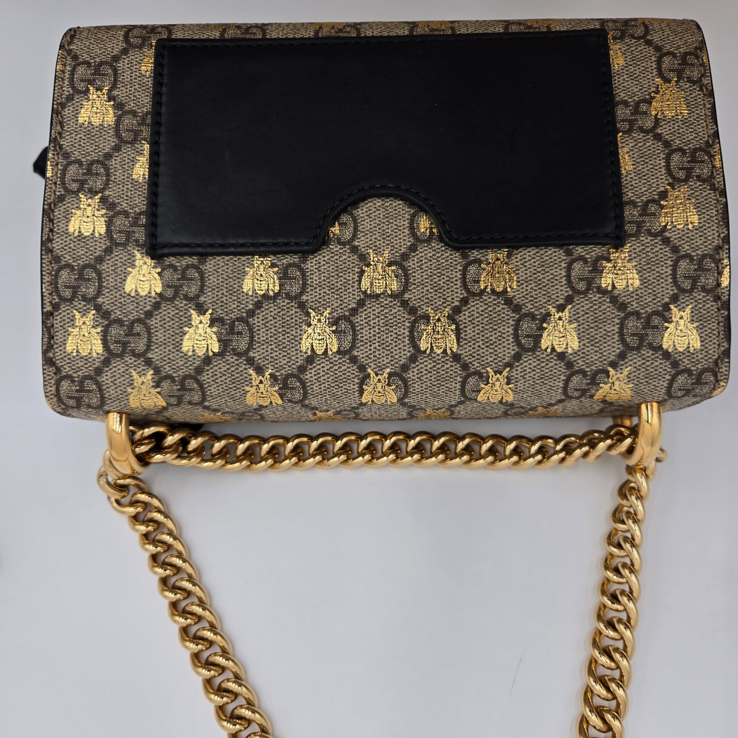 Gucci Small Padlock GG Bees 2-way Bag