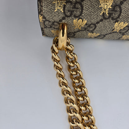 Gucci Small Padlock GG Bees 2-way Bag