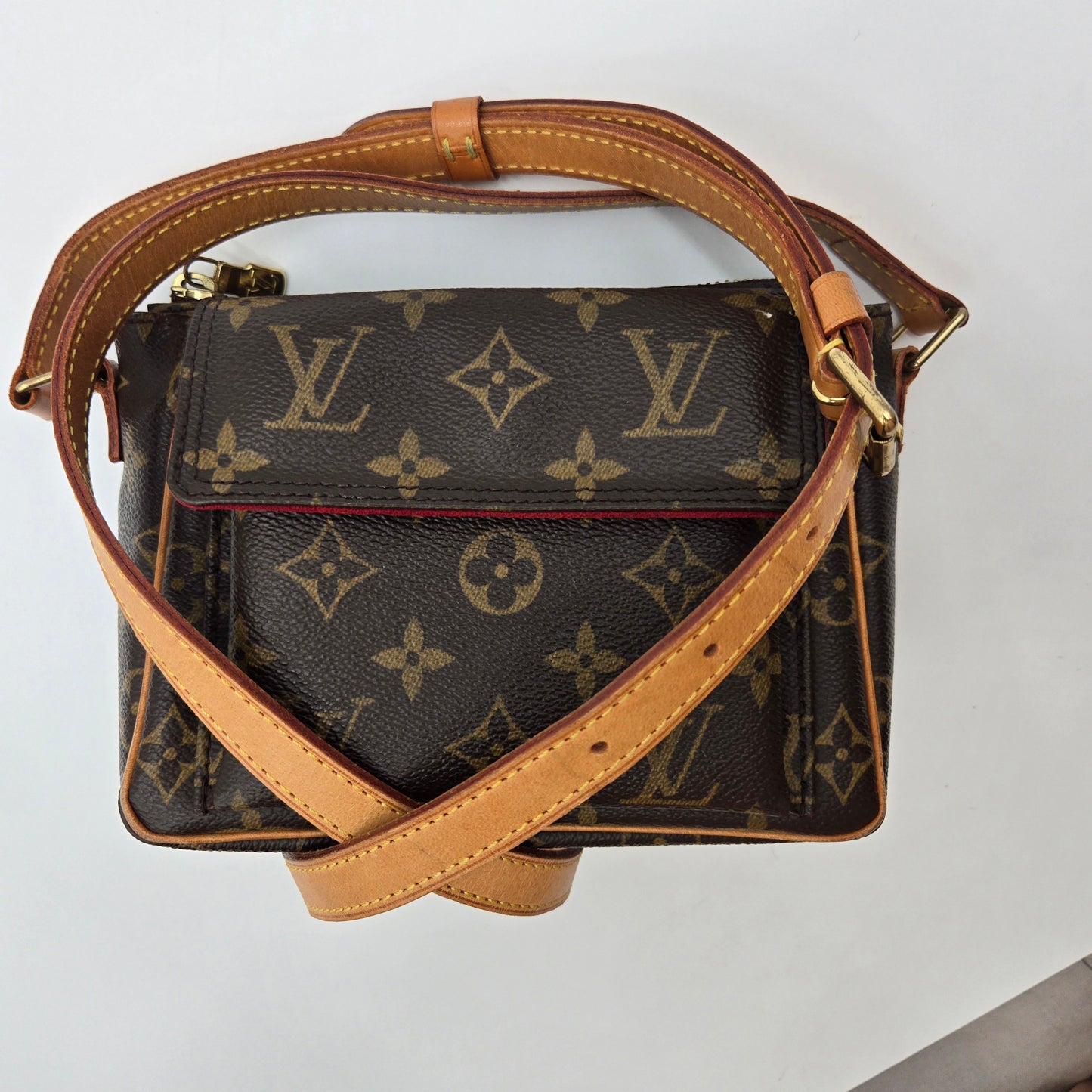 Louis Vuitton Monogram Vivacite PM Monogram Crossbody Shoulder Bag