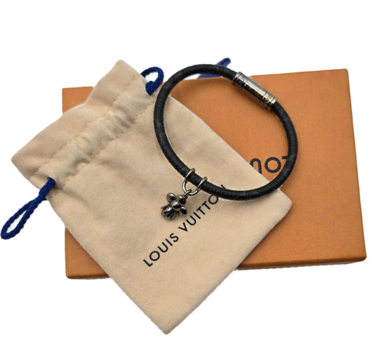 Louis Vuitton Monogram Eclipse Hang It Bracelet M8002E