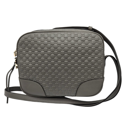 Gucci Microguccissima Leather Bree Grey Crossbody - LIKE NEW