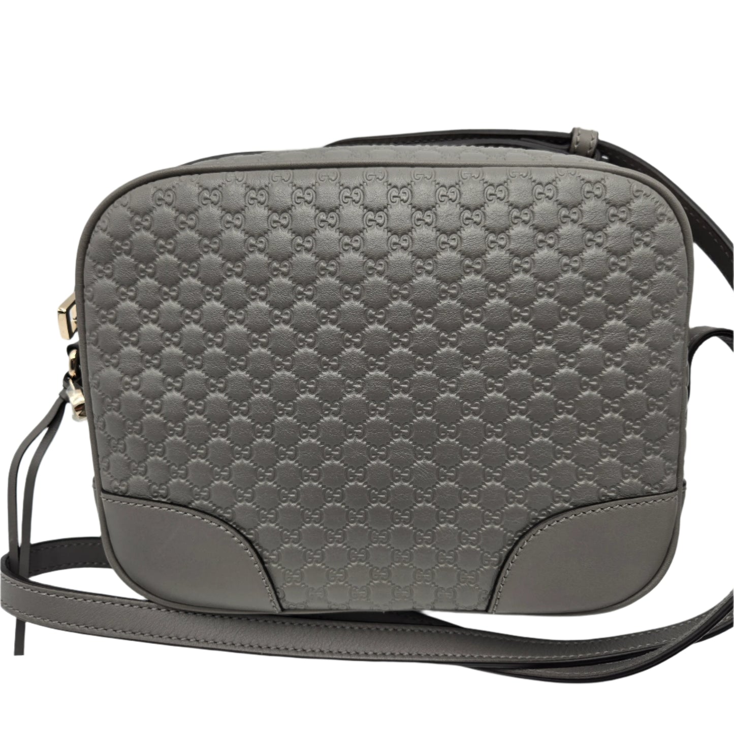 Gucci Microguccissima Leather Bree Grey Crossbody - LIKE NEW