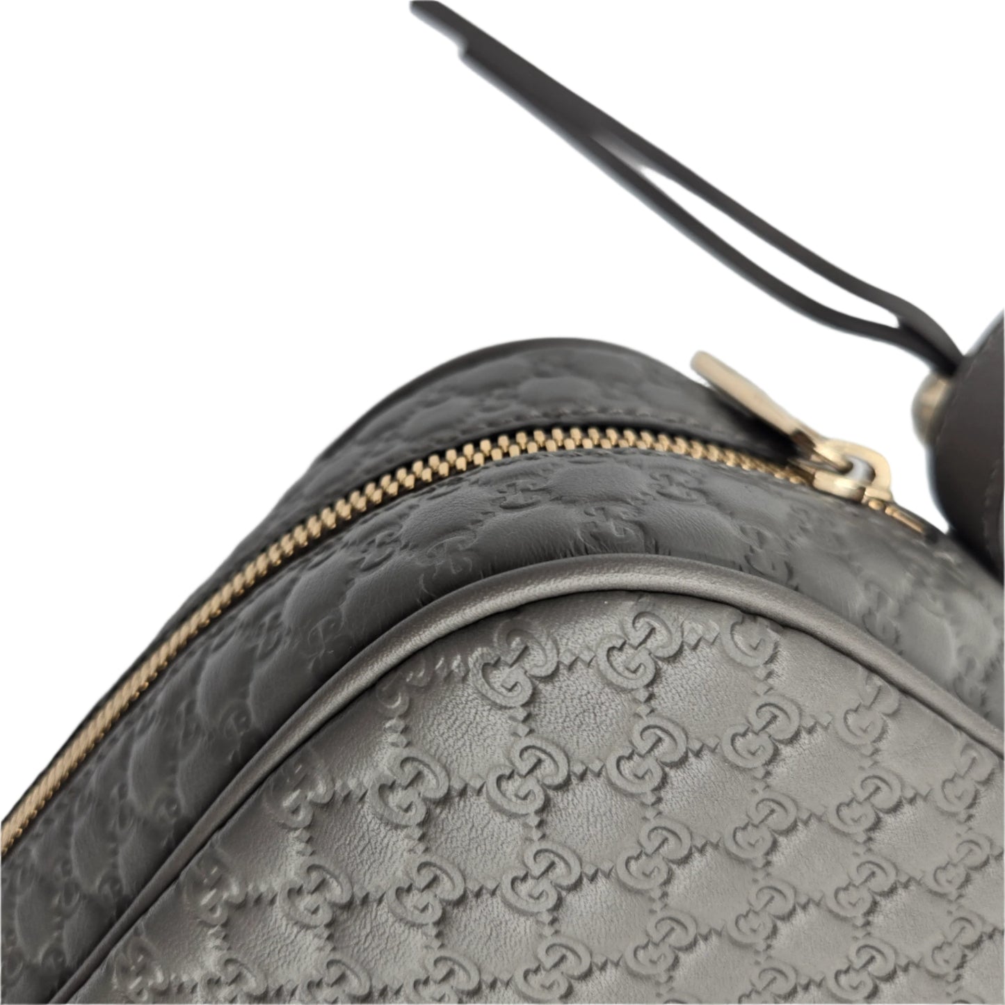 Gucci Microguccissima Leather Bree Grey Crossbody - LIKE NEW