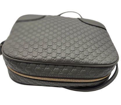 Gucci Microguccissima Leather Bree Grey Crossbody - LIKE NEW