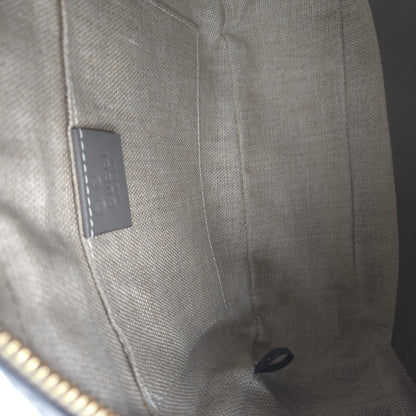 Gucci Microguccissima Leather Bree Grey Crossbody - LIKE NEW