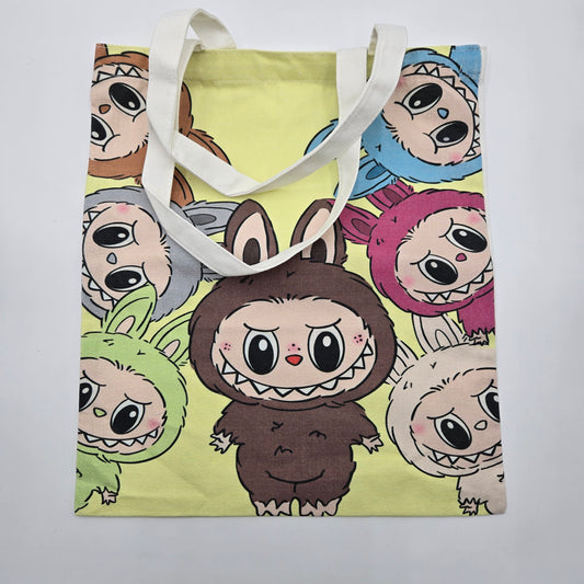 LABUBU TOTE WHITE