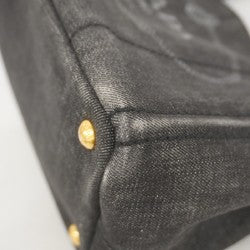 Prada Mini Tote Bag Canapa Denim Black - COA included