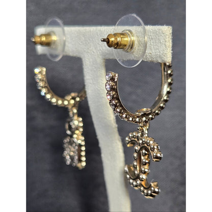 #192 - Chanel 2023 CC Logo & Perfume Bottle Drop Earrings