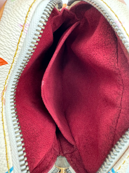Louis Vuitton Monogram Multicolor Lift Shoulder Bag Pochette Blanc White