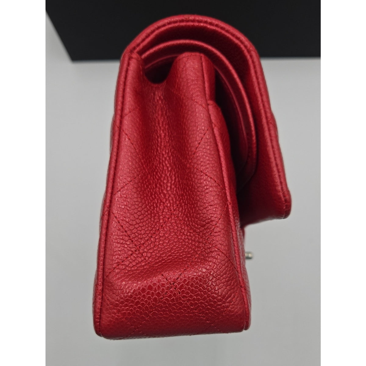 Chanel Double Flap Caviar Mefium Silver Hardware SERIES 20